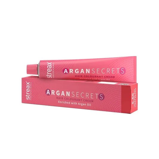 Argan Secret Hair Colourant Cream - Intense Red Light Brown 5.66 - 60GM