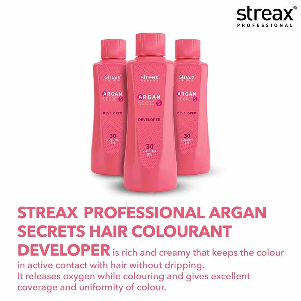 Streax Professional Argan Secrets Developer 20 Volume 6% - 1000 ML