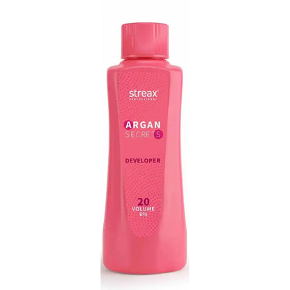 Streax Professional Argan Secrets Developer 20 Volume 6% - 1000 ML