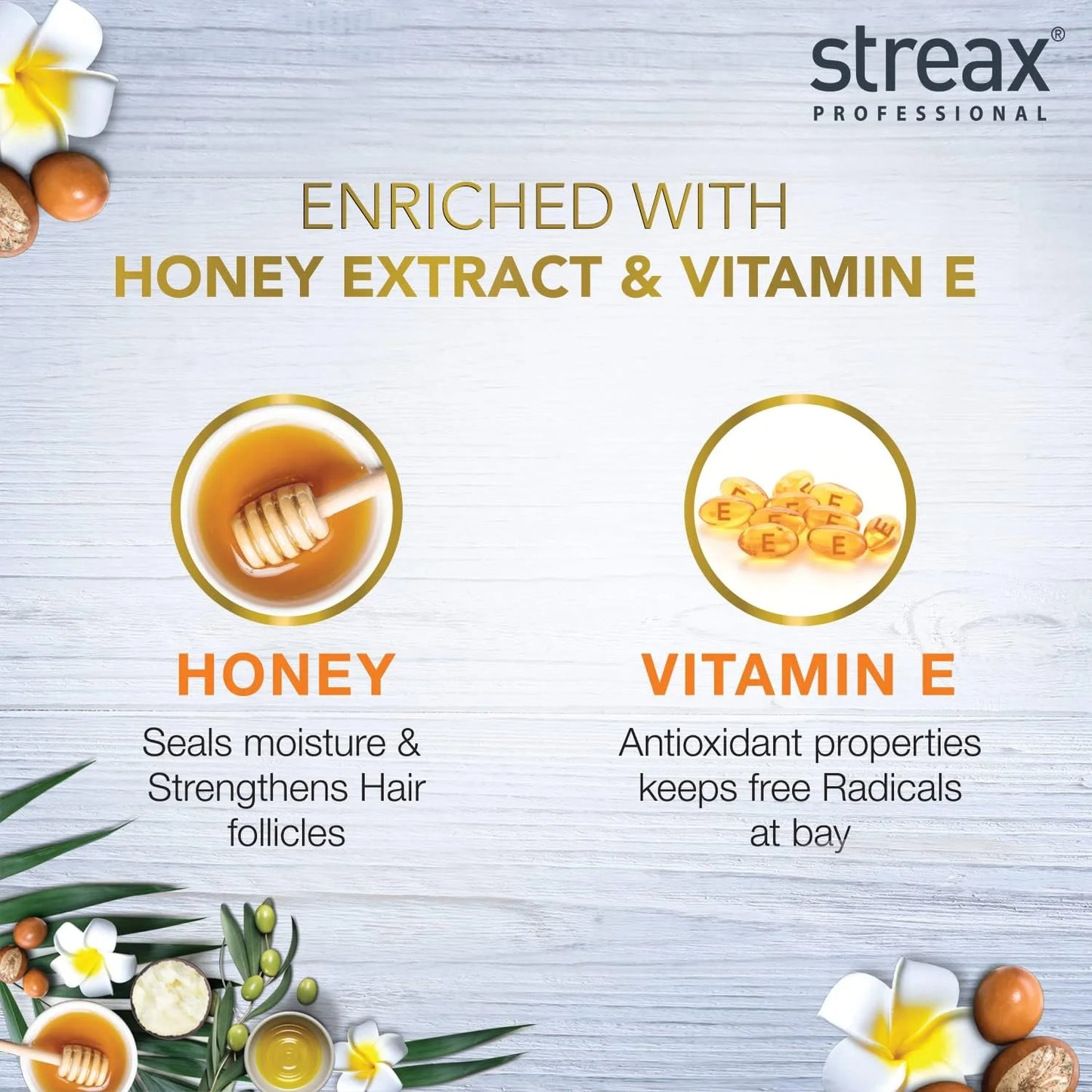 Streax Professional SPA Nourishment with Honey Hair Masque - 500GM