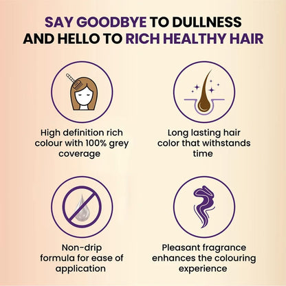 Huemagic Hair Colour Cream Dark Brown - 60GM