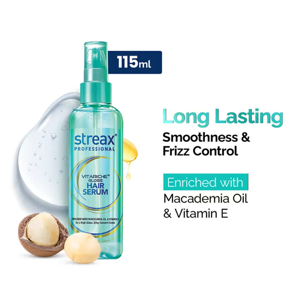 Streax Professional Vitariche Gloss Hair Serum - 200ML