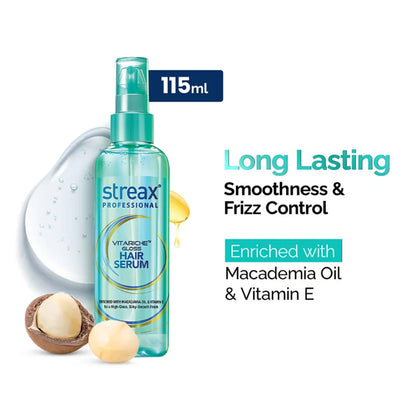 Streax Professional Vitariche Gloss Hair Serum - 200ML