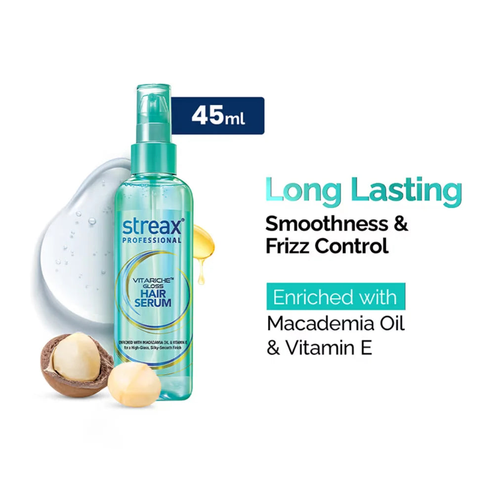 Streax Professional Vitariche Gloss Hair Serum - 200ML