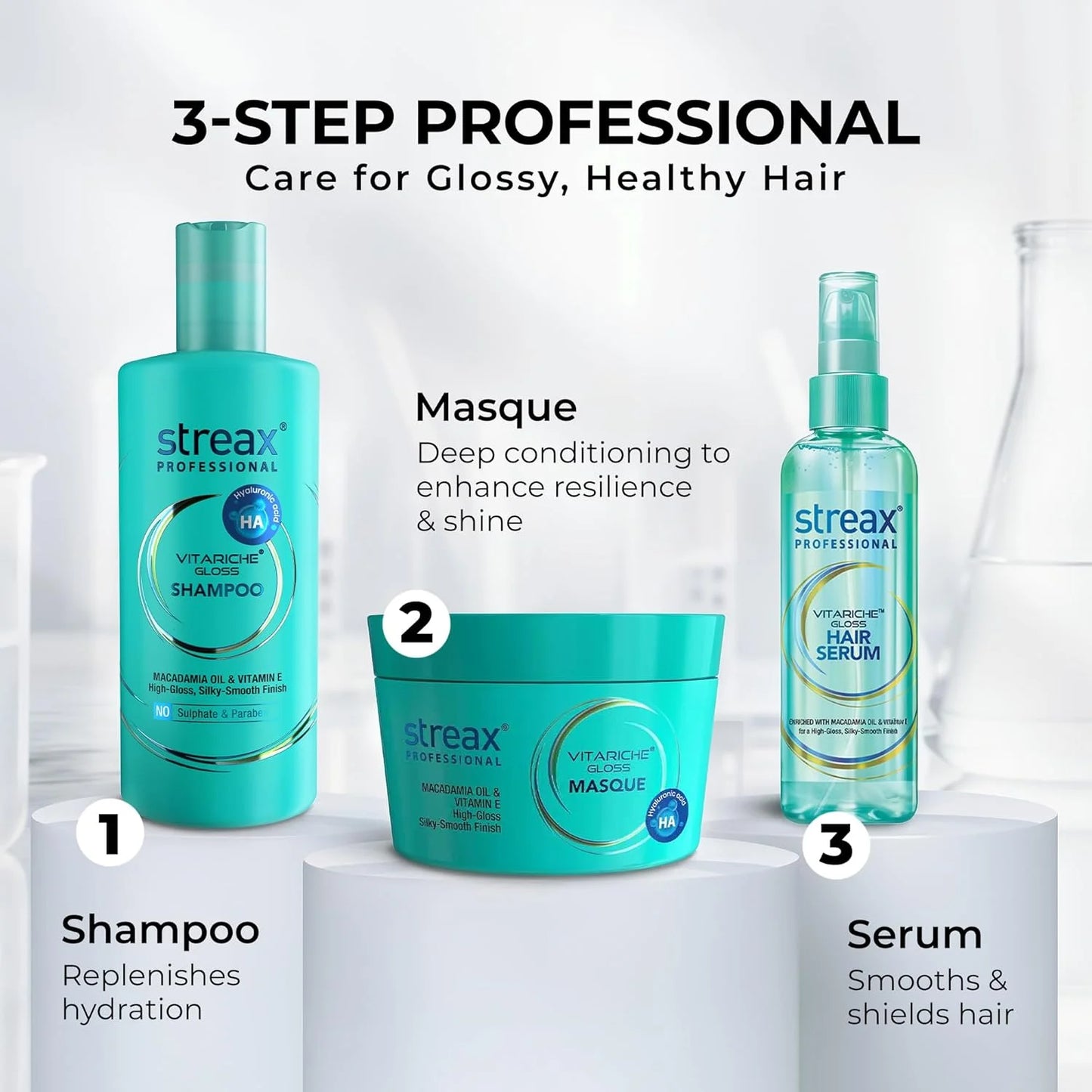 Streax Professional Vitariche Gloss Hair Mask - 200GM