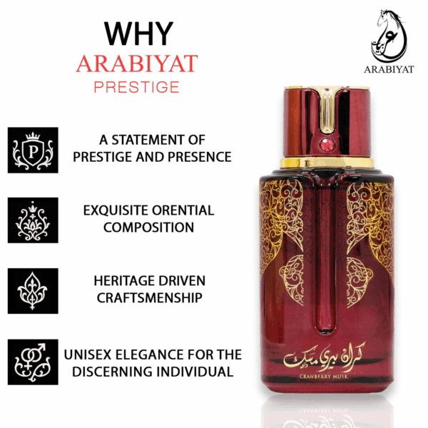 Arabiyat Prestige Cranberry Musk - EDP -100ML - Image 4